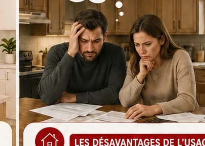 Couple inquiet devant des factures